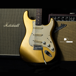 HOLD【リニューアルオープン記念価格!】TMG Guitar Co. Dover SSS Aged Aztec Gold “5A Flame Maple” Midium Checking