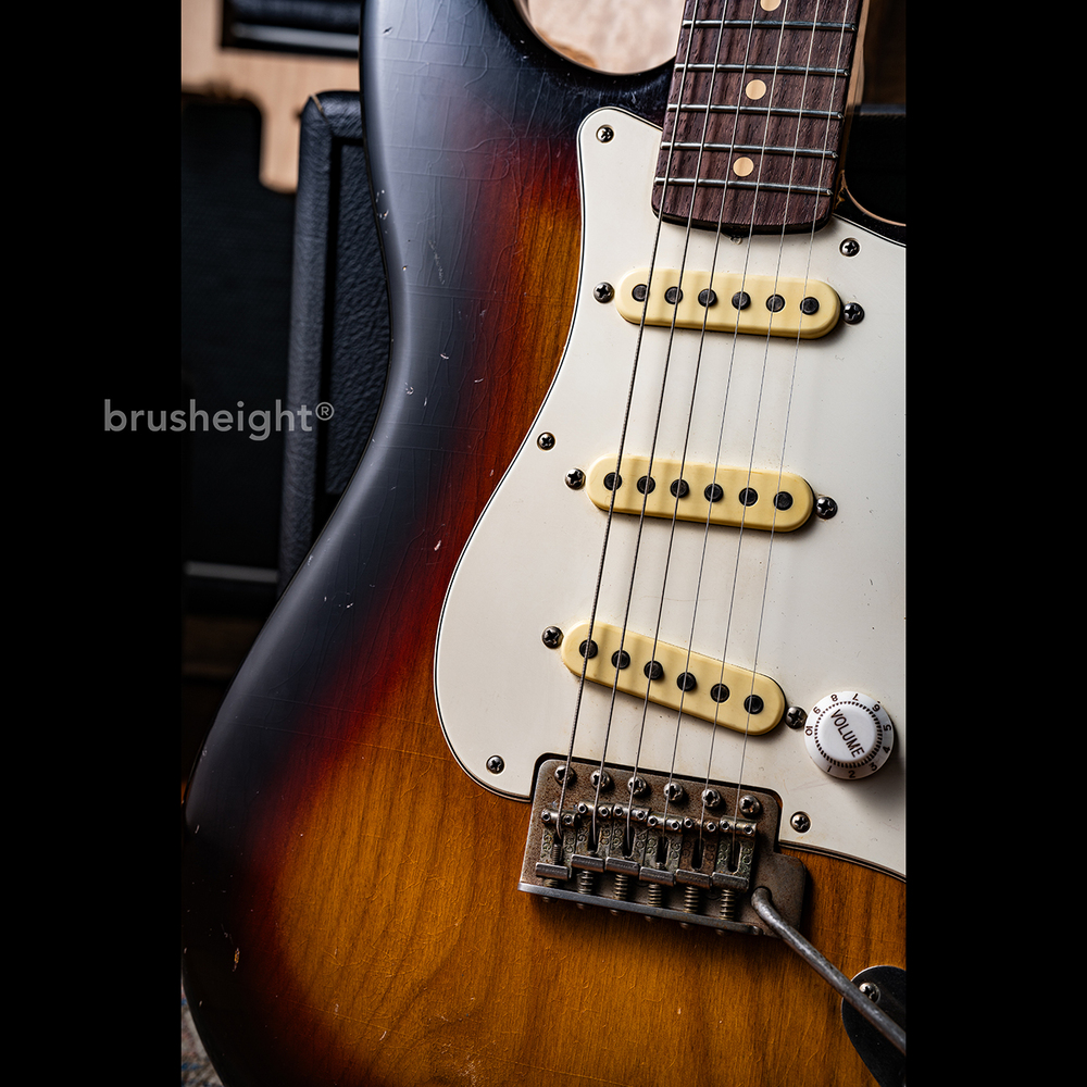 TMG Guitar Co. Dover SSS “3Tone Burst” Light-Mid Aging & Checking Roasted 5A Flame Maple