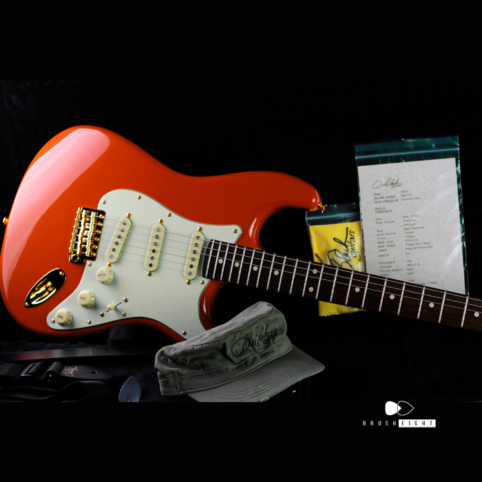 【SOLD】J.W Black Guitars USA JWB-S  "Fiesta Red&Gold"  JWB-G04