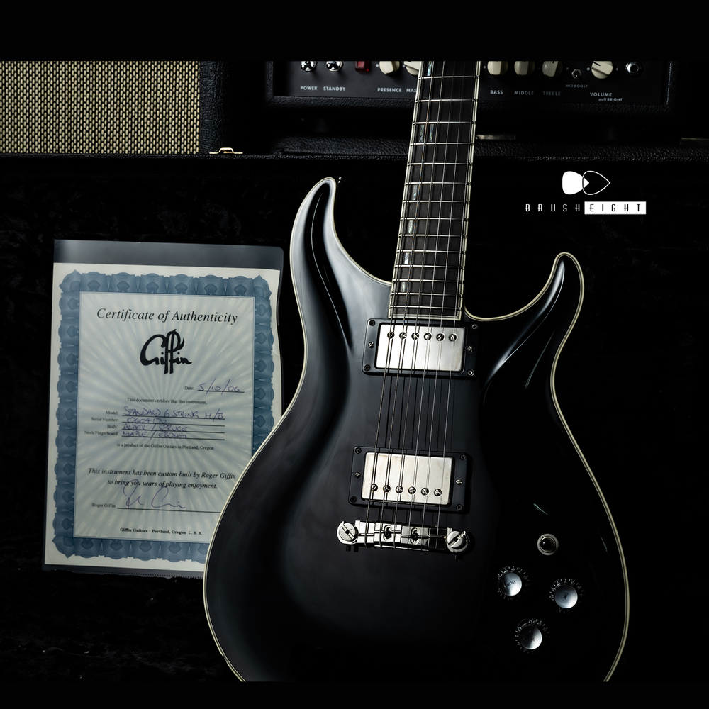 【SOLD】Giffin Guitars Standard 6 Strings Black 2006’s