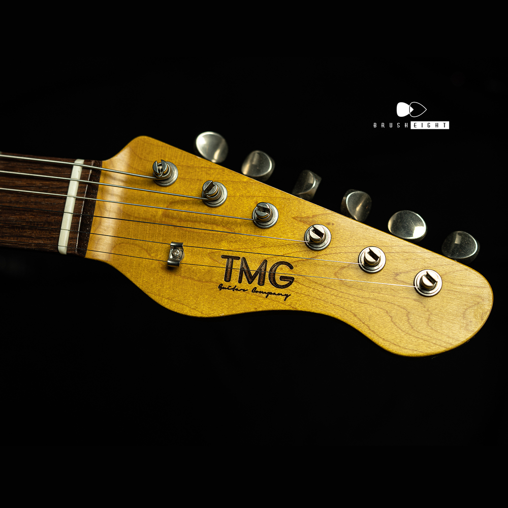 【SOLD】TMG Guitar Co.  Gatton Blonde "Heavy Checking" Like Robben
