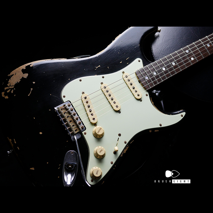 【SOLD】FENDER CUSTOM SHOP Michael Landau Signature 1968 Relic Stratocaster “Black” 2013's
