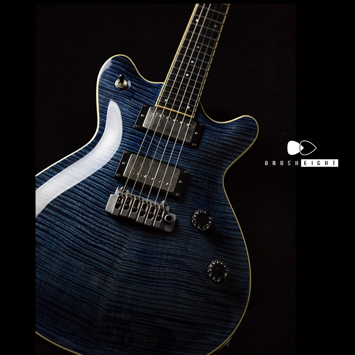 【SOLD】T's Guitars Arc-STD 24  VS100N "Flame Arctic Blue"