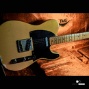 【SOLD】TMG Guitar Co. Gatton “Blackguard” Butterscotch Blonde  “Heavy Checking”