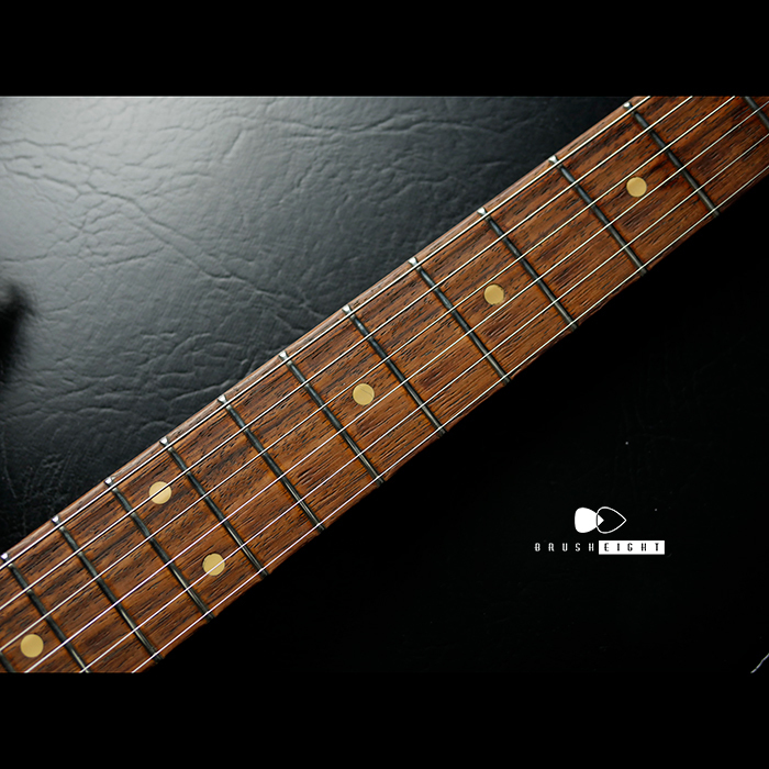 【SOLD】TMG Guitar Co. Dover HSS “Aged Gold”   Medium Aged & Hard Checking