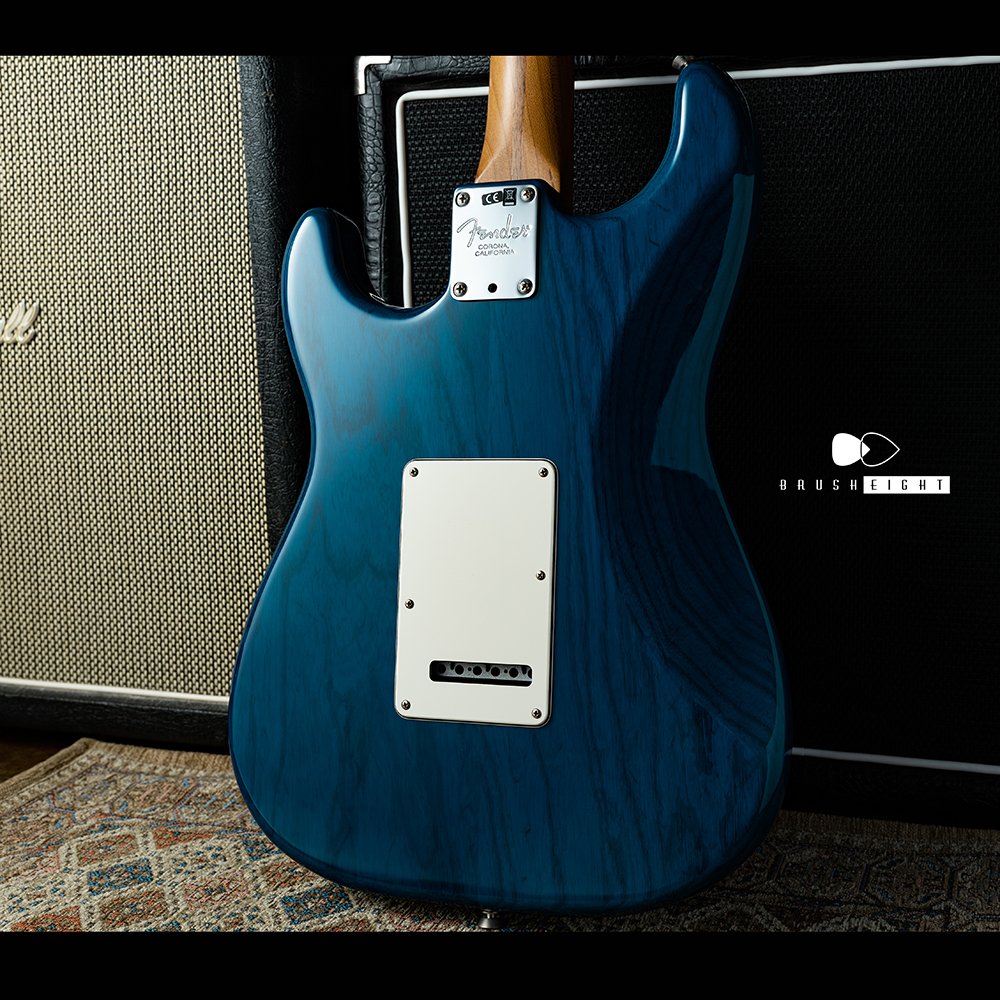 【SOLD】Fender Limited Edition American Pro Stratocaster  Roasted Maple “Sapphire Blue Transparent”