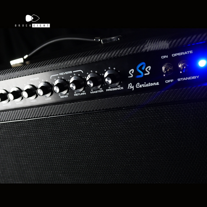 【SOLD】Ceriatone SSS 50  Brush eight Custom “Carbon Tolex”
