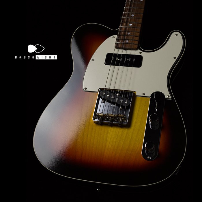 【SOLD】K.nyui Custom Guitars KNTE "Sunburst"　Brazilian & Birds Eye Neck