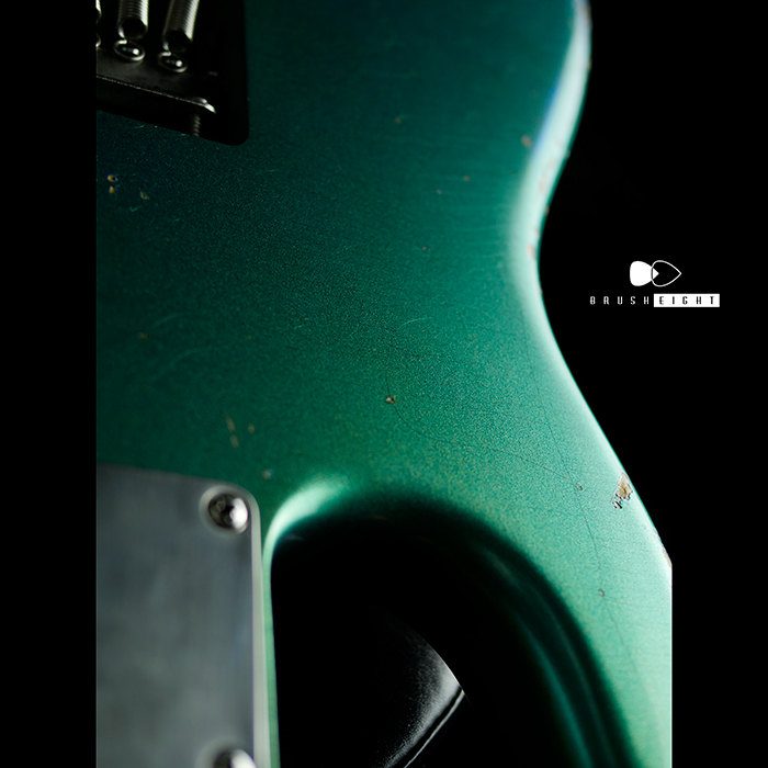 【SOLD】TMG Guitar Co. Dover SSS “Ice Blue Metallic & Sunburst”  Quartersawn maple