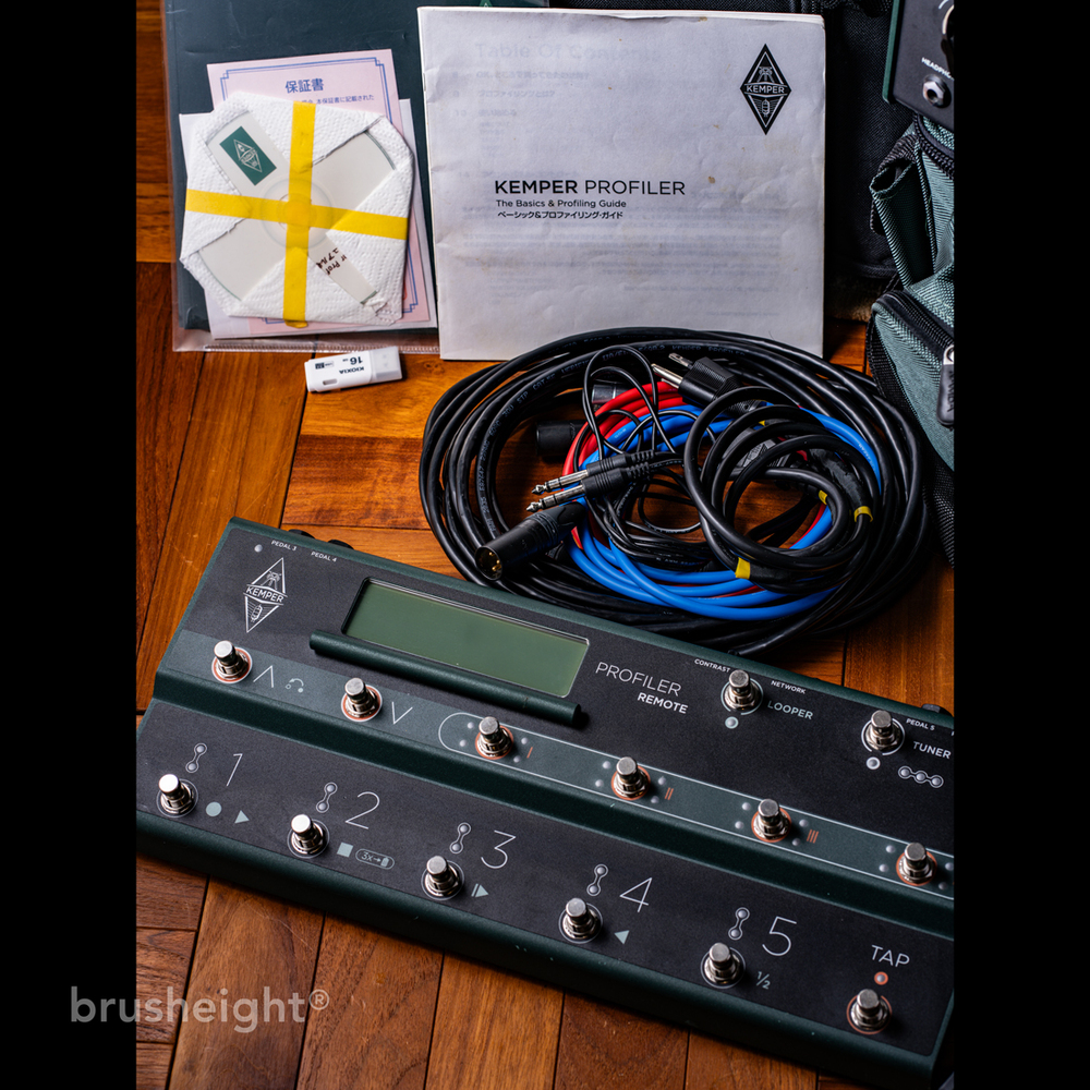 【SOLD】Kemper Profiler Power Head  & Kemper  Remote & Pedal & GigBag Set