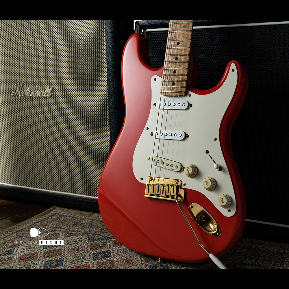 【SOLD】Fender Custom Shop 57 Stratocaster NOS Fiesta Red  "Hank Marvin” 1996’s