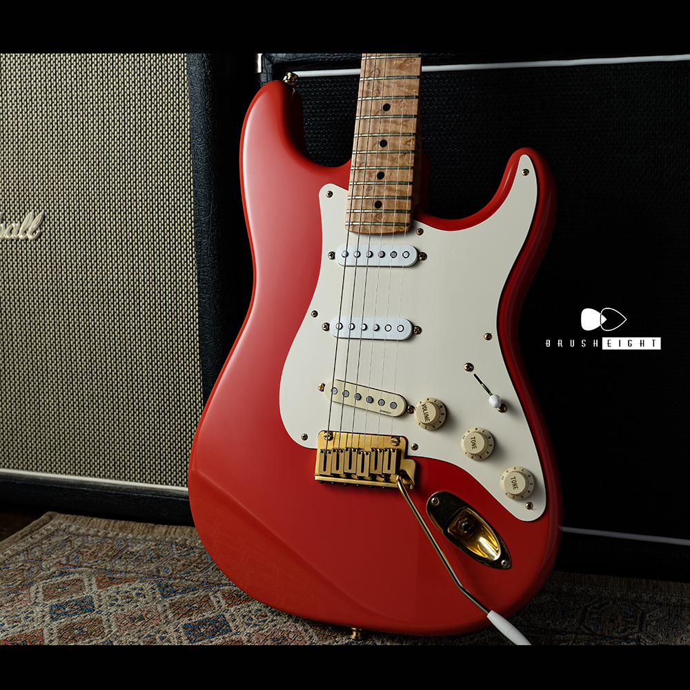 【SOLD】Fender Custom Shop 57 Stratocaster NOS Fiesta Red  "Hank Marvin” 1996’s