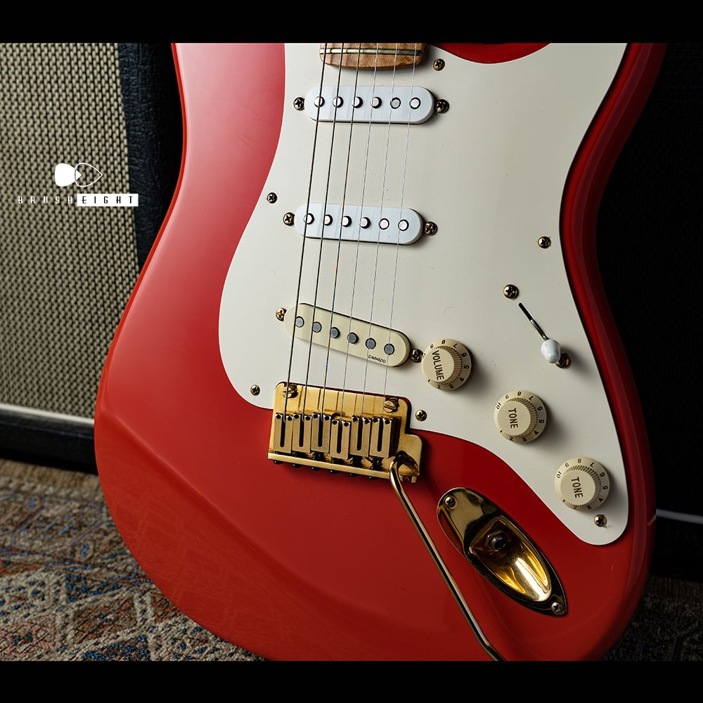【SOLD】Fender Custom Shop 57 Stratocaster NOS Fiesta Red  "Hank Marvin” 1996’s