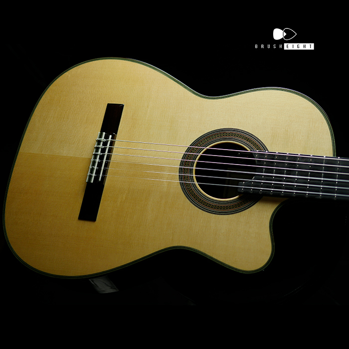 【SOLD】Shunpei Nishino (西野春平) NR.3 CWE  650mm “Spruce Top” Brush eight Selected with Super Light Case