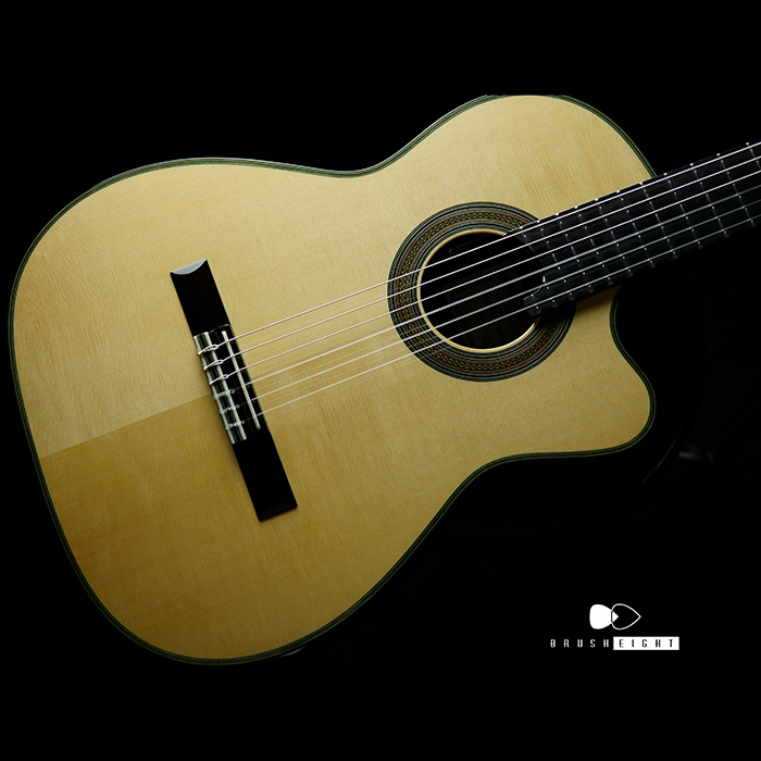 【SOLD】Shunpei Nishino (西野春平) NR.3 CWE  650mm “Spruce Top” Brush eight Selected with Super Light Case