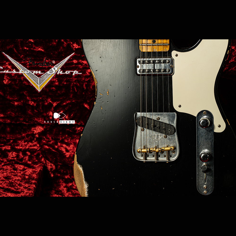 【SOLD】Fender Custom Shop Limited Edition Relic Telecaster Caballo Tono “Black”Quartersawn Maple