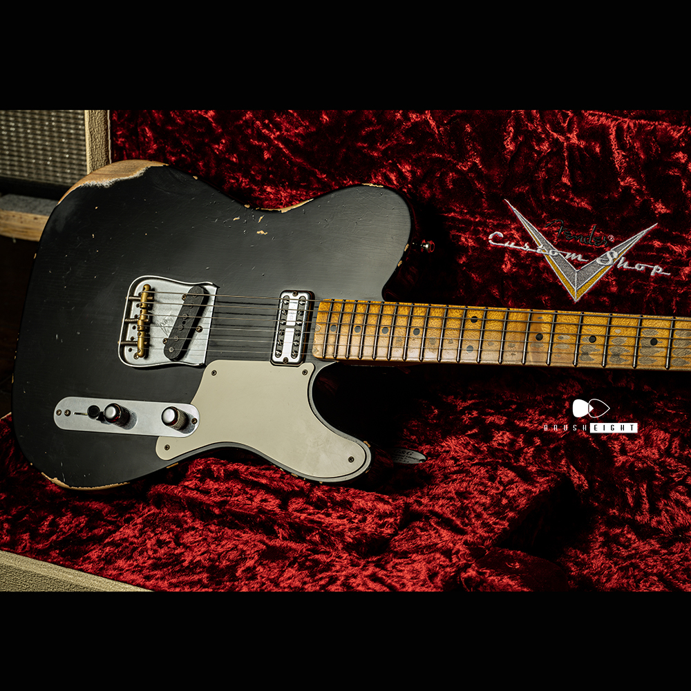 【SOLD】Fender Custom Shop Limited Edition Relic Telecaster Caballo Tono “Black”Quartersawn Maple