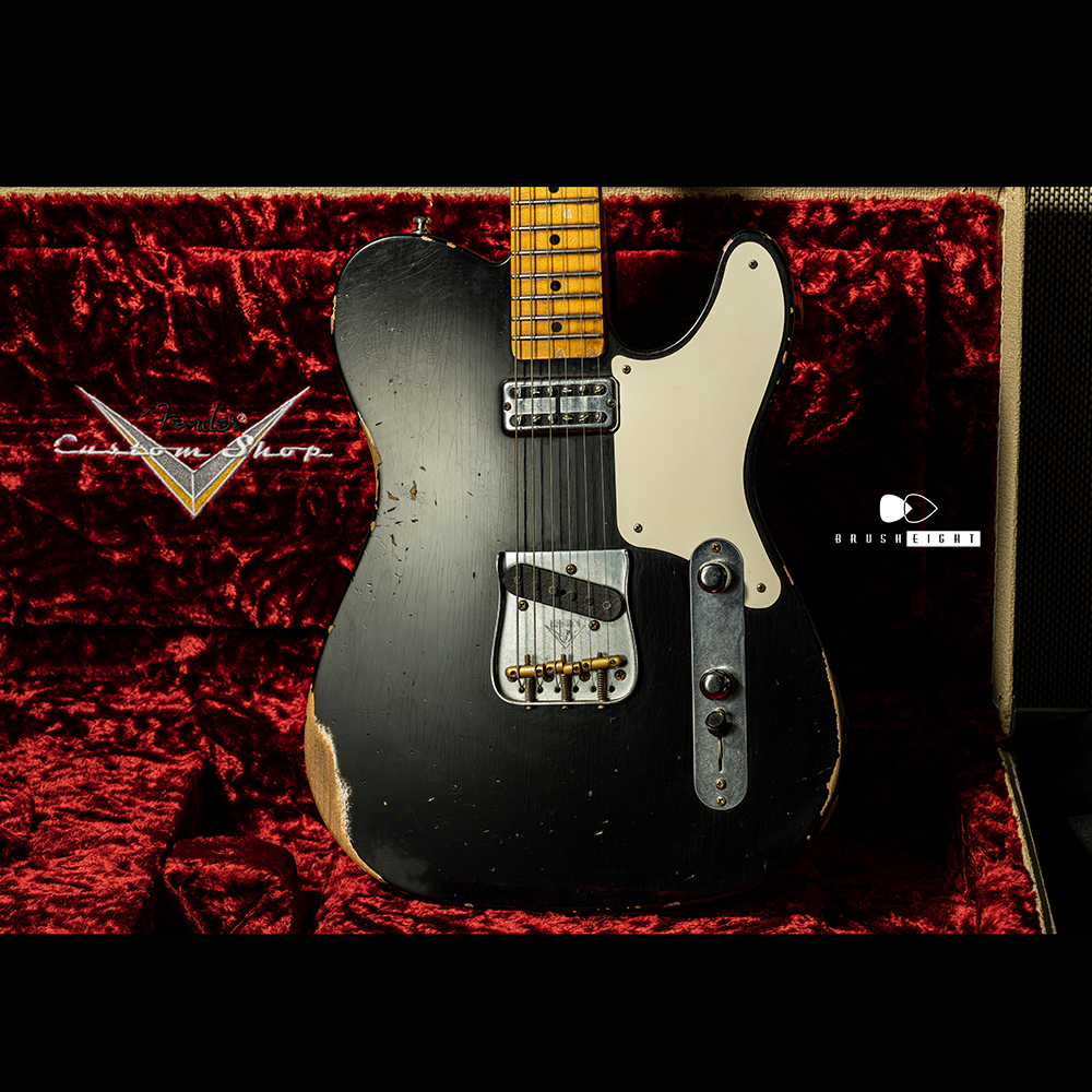 【SOLD】Fender Custom Shop Limited Edition Relic Telecaster Caballo Tono “Black”Quartersawn Maple