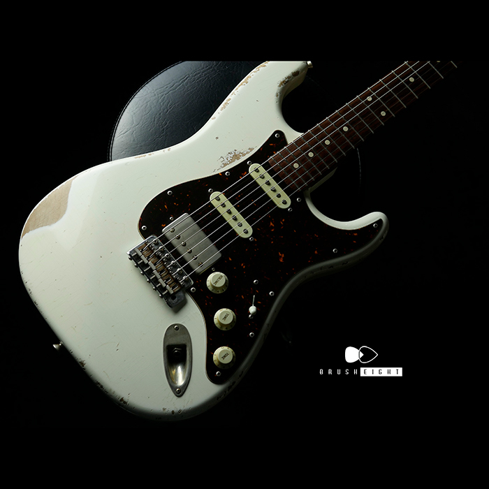 【SOLD】Xotic XSC-2  “22F Roasted Flame Maple”  Olympic White Heavy Aged 2018’s