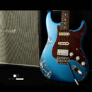 【SOLD】TMG Guitar Co. Dover HSS Blue Paisley & LPB  Heavy Aging & Checking