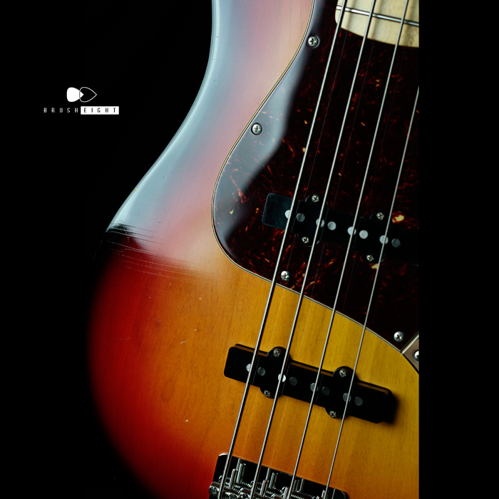 【SOLD】J.W Black USA Jazz Bass 3TS Medium Soft Aged