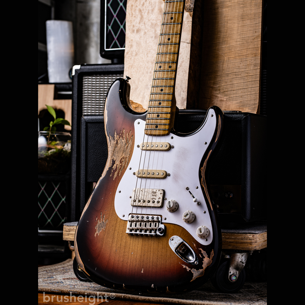 【SOLD】Hsiu Guitar Workshop Type S “Midium Aging"  Sunburst  #008
