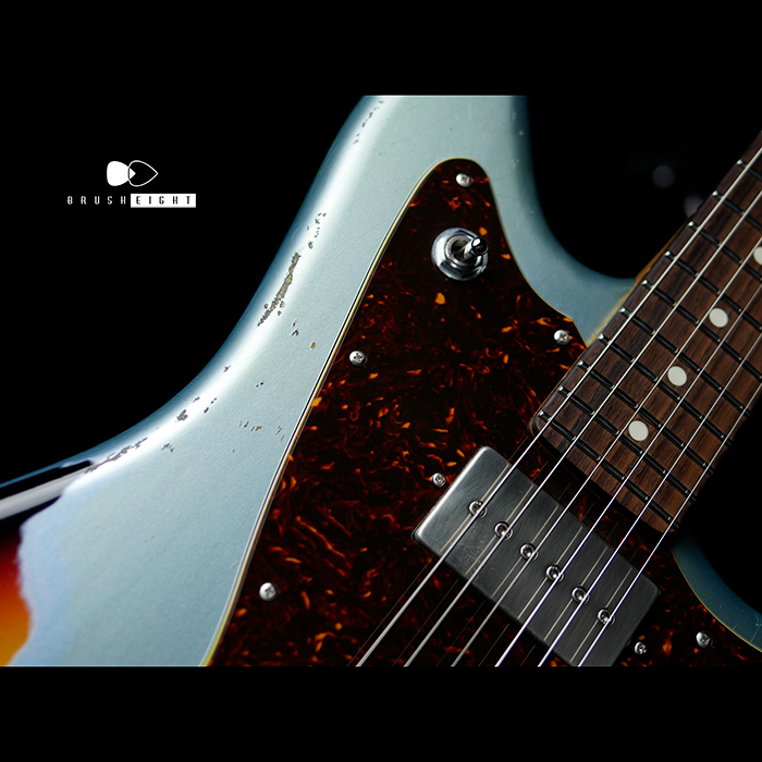 【SOLD】Black Cloud Giuitar Aging Label Sigma JM “Ice Blue Metallic Multilayer” IBM over Sunburst #021