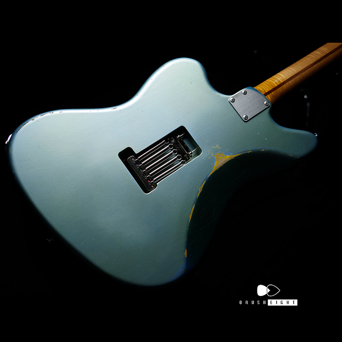 【SOLD】Black Cloud Giuitar Aging Label Sigma JM “Ice Blue Metallic Multilayer” IBM over Sunburst #021