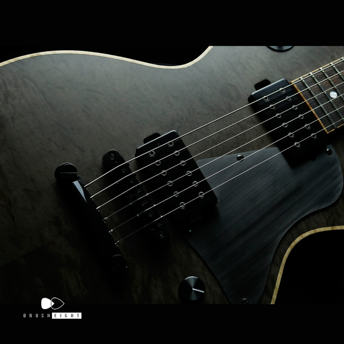 【SOLD】Black Cloud Guitar Black Smoker Omega  “Seethru Black”