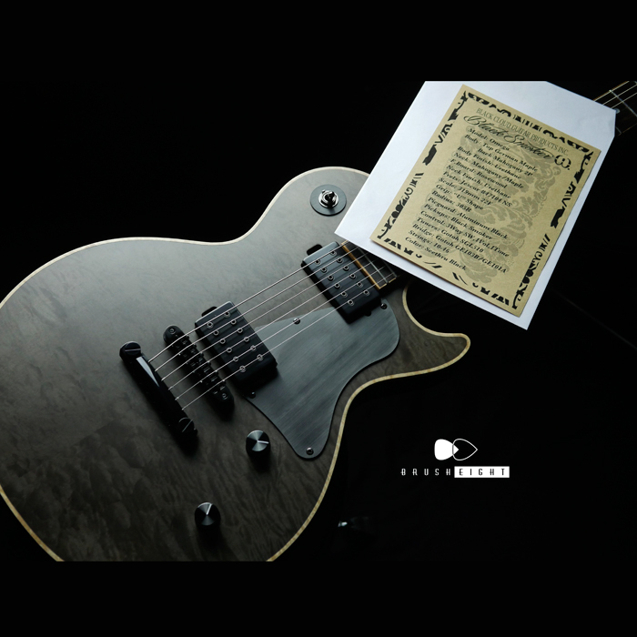 【SOLD】Black Cloud Guitar Black Smoker Omega  “Seethru Black”