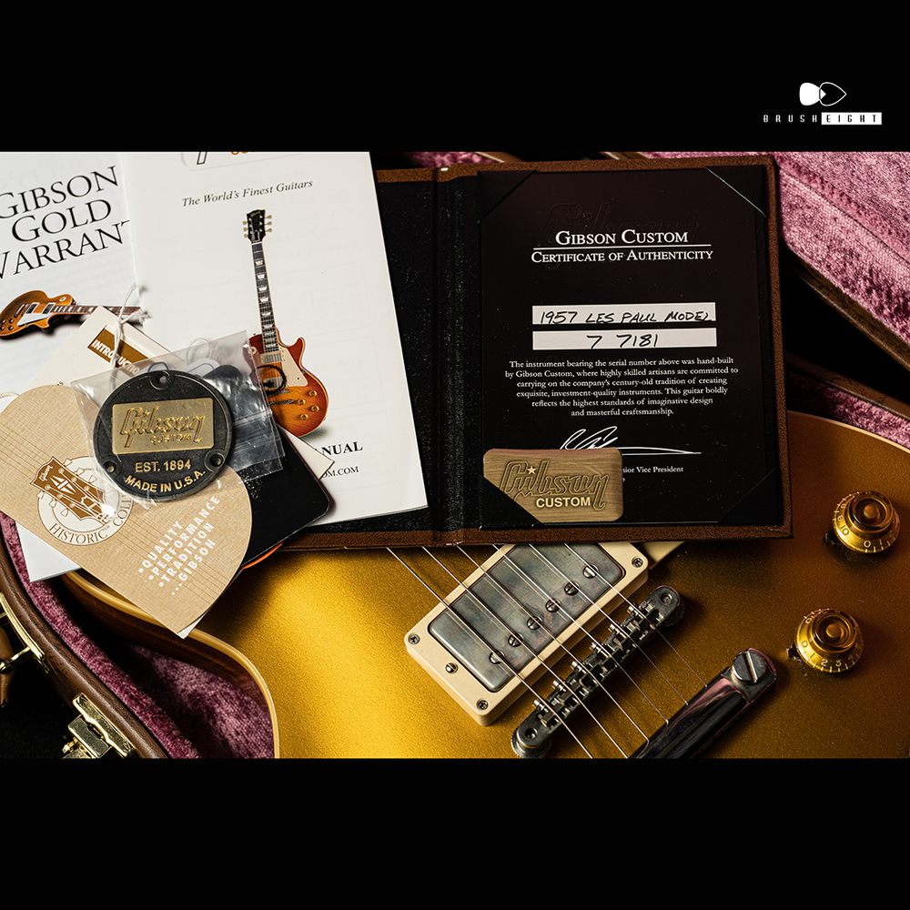 【SOLD】Gibson Custom Shop Historic Collection 1957 Les Paul Gold Top Reissue VOS 2017’s