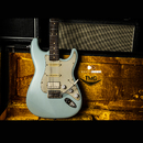 TMG Guitar Co. Dover HSS “Sonic Blue”  Roasted 5A Flame Maple  “Soft Aged & Midium Checking”