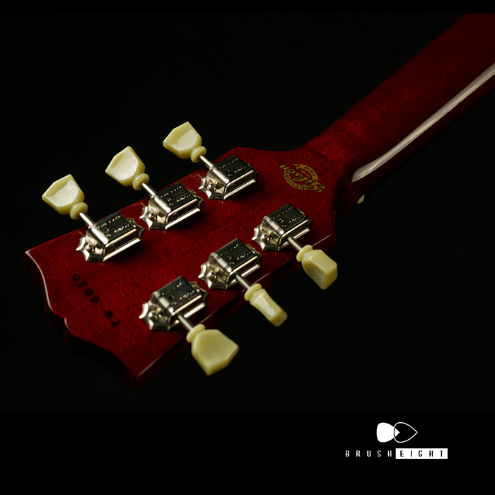 【SOLD】Gibson Custom Shop Tak Matsumoto DC Cherry Red  1P Flame Top #036