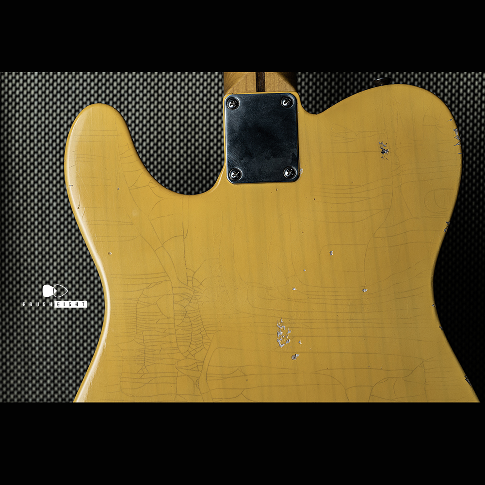 【SOLD】TMG Guitar Co. Gatton “Blackguard” Butterscotch Blonde “Heavy Checking”