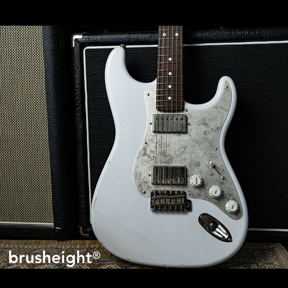 【SOLD】stilblu Model-S  #159 “Light Aged” White Blonde with Antique Silver Lollar Pickups