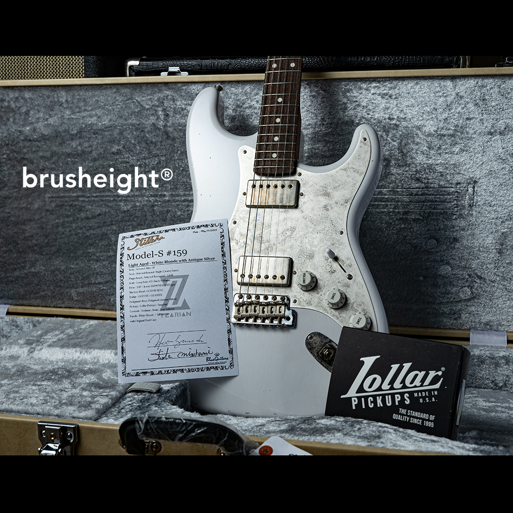 【リニューアル記念特別価格!】stilblu Model-S  #159 “Light Aged” White Blonde with Antique Silver Lollar Pickups
