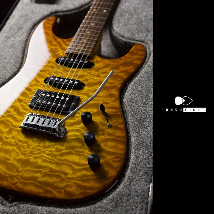 【SOLD】Sadowsky NYC Strat Style  "none Pre amp" "AAA Quilted Maple Top"  TomHolmes H-455搭載  2000's