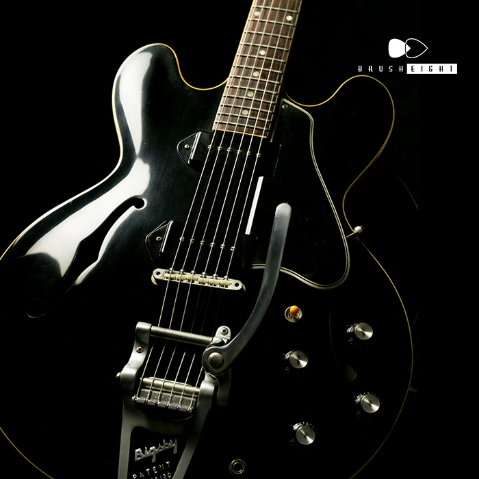 【SOLD】Gibson CUSTOM SHOP Kazuyoshi Saito KS-330 Ebony VOS w/Bigsby KS-035