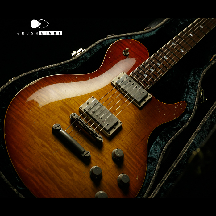 【SOLD】Freedom Custom Guitar Research RRC-02 Played Finish Cracking “Honduran Mahogany” & “Brazilian”