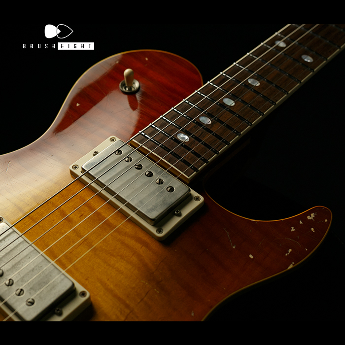 【SOLD】Freedom Custom Guitar Research RRC-02 Played Finish Cracking “Honduran Mahogany” & “Brazilian”