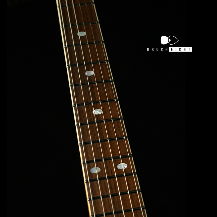 【SOLD】Freedom Custom Guitar Research RRC-02 Played Finish Cracking “Honduran Mahogany” & “Brazilian”