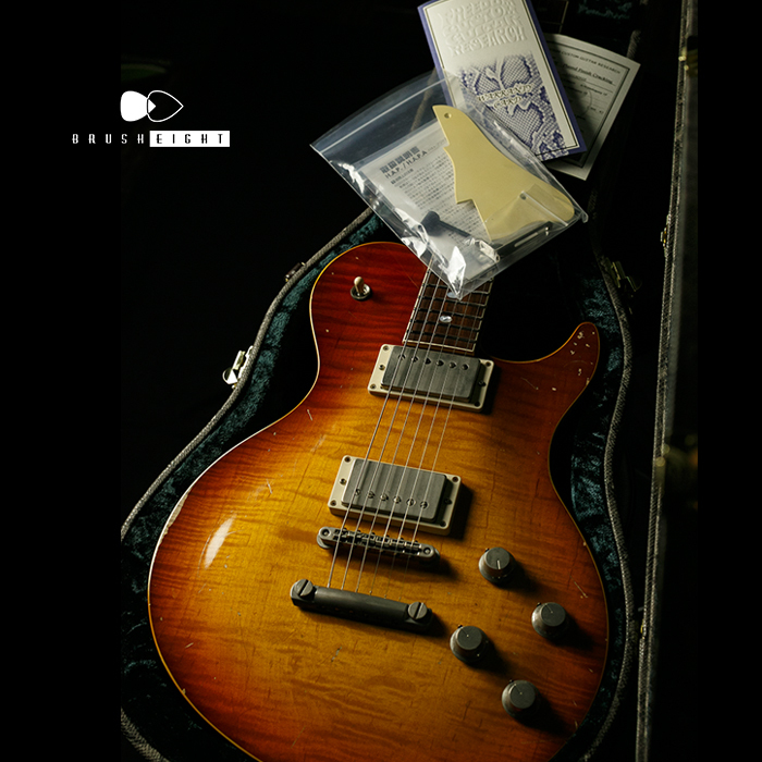 【SOLD】Freedom Custom Guitar Research RRC-02 Played Finish Cracking “Honduran Mahogany” & “Brazilian”