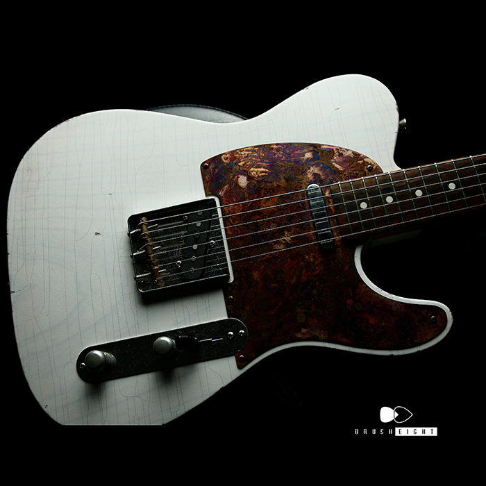 【SOLD】stilblu Model-T  Light Aged  Selected 1 P Ash Body “White Blonde with Copper red” #078
