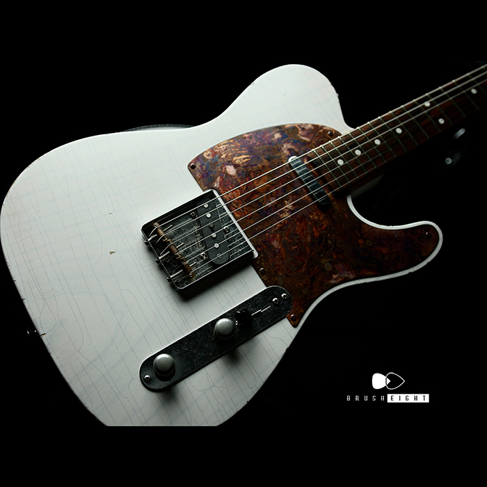 【SOLD】stilblu Model-T  Light Aged  Selected 1 P Ash Body “White Blonde with Copper red” #078