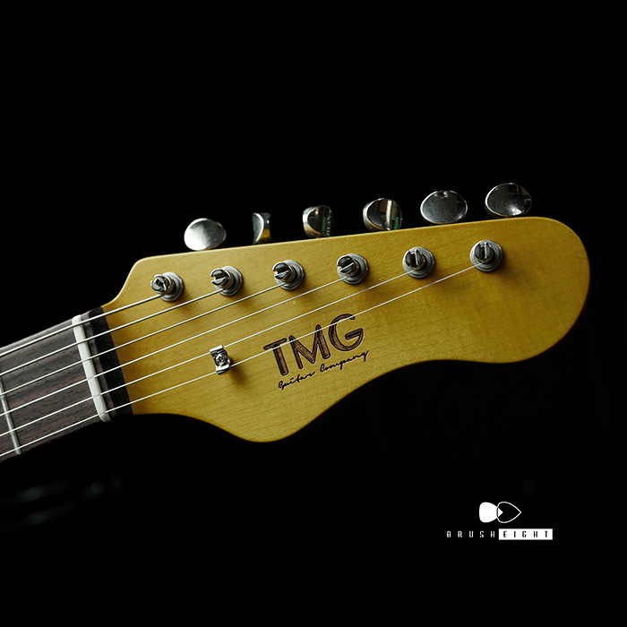 【SOLD】TMG Guitar Co. Starcaster with Mastery Bridge and Vibrato “Tabacco Sunburst” Light Aging