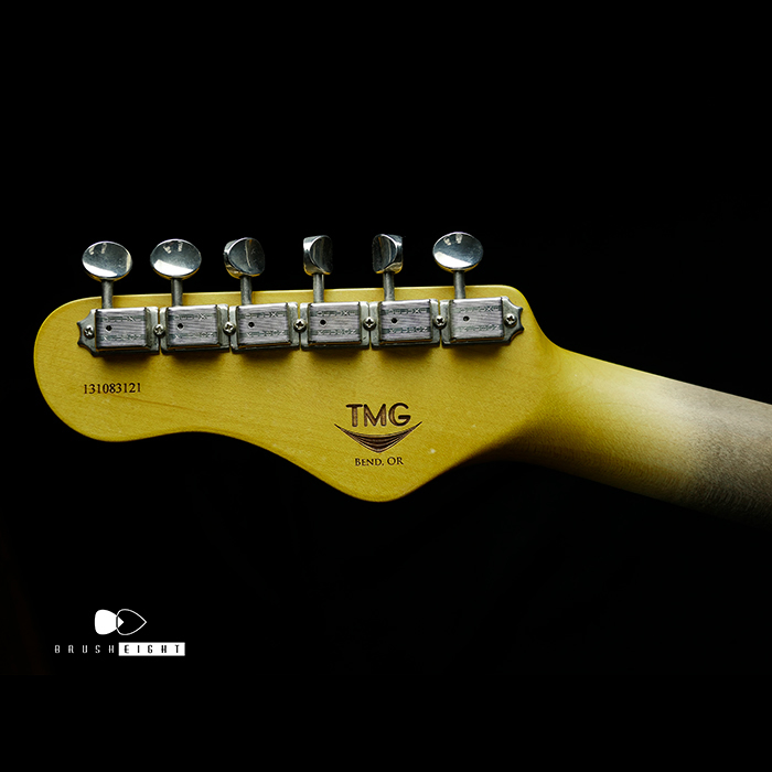 【SOLD】TMG Guitar Co. Starcaster with Mastery Bridge and Vibrato “Tabacco Sunburst” Light Aging