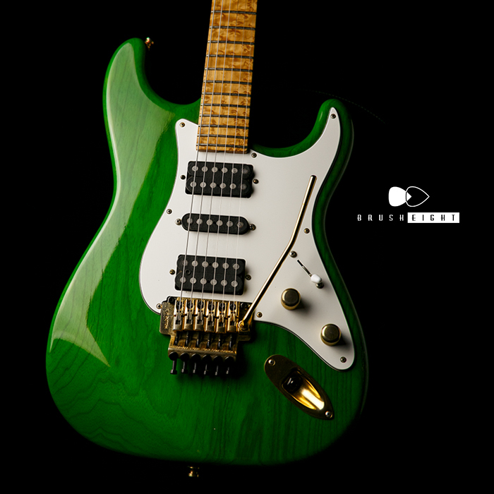 【SOLD】Moon Custom Guitars ST Type  HSH  “Tom Anderson” Bird’s-Maple Neck  1980～1990’s