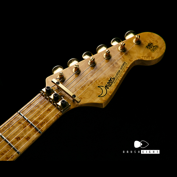 【SOLD】Moon Custom Guitars ST Type  HSH  “Tom Anderson” Bird’s-Maple Neck  1980～1990’s