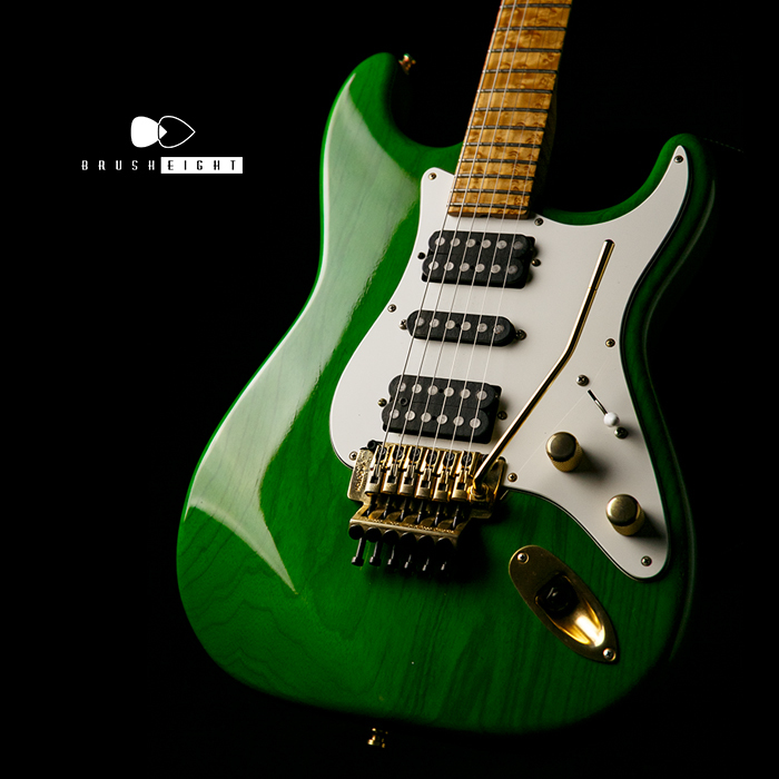 【SOLD】Moon Custom Guitars ST Type  HSH  “Tom Anderson” Bird’s-Maple Neck  1980～1990’s