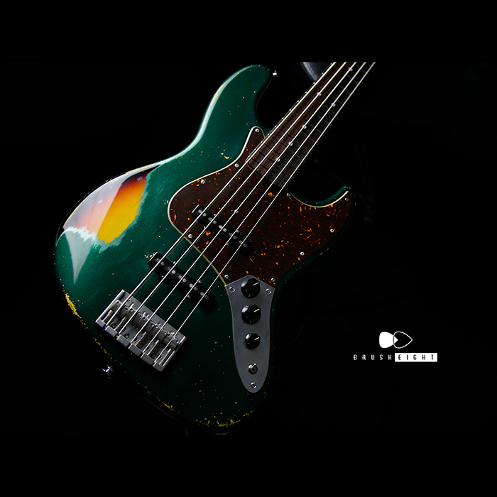 Black Cloud Guitar Beta J5  Aging Label   “Sherwood Green Metallic” Multilayer #032